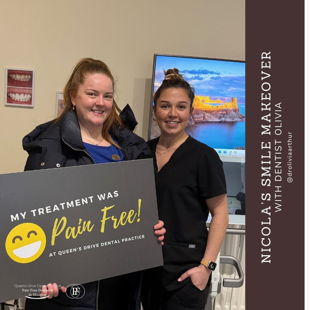 Queens Drive Dental Practice | Olivia Arthur Smile makeover patient story at Queens Drive Glasgow